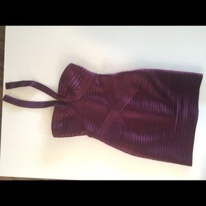 BCBG purple short dress